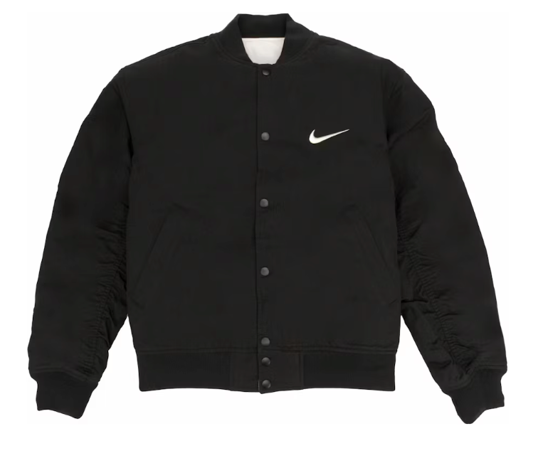 Stussy x Nike Reversible Varsity Jacket Sz Small