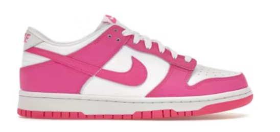 Nike Dunk Low Laser Fuchsia (GS) SZ 5Y MISSING LID