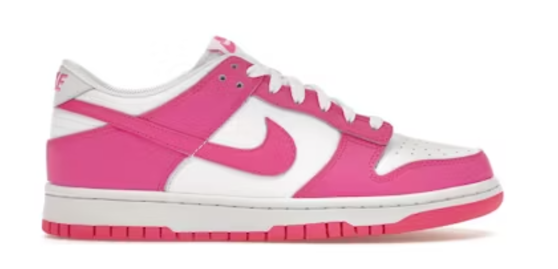 Nike Dunk Low Laser Fuchsia (GS) SZ 6.5Y MISSING LID