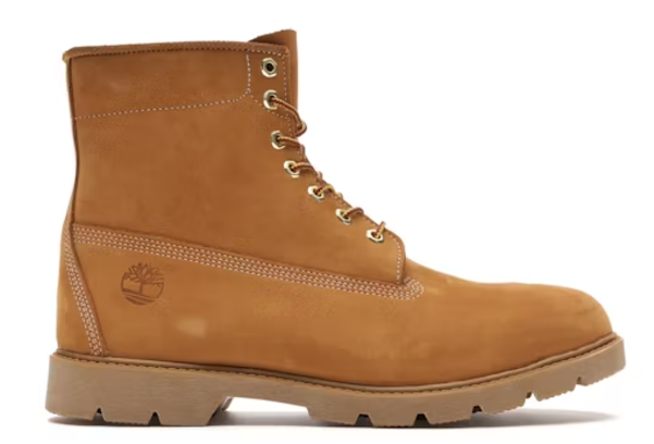 Timberland 6" Basic Waterproof Boot Wheat Nubuck SZ 10.5