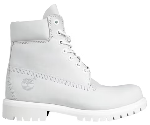 Timberland 6" Premium Boot Ghost White SZ 9