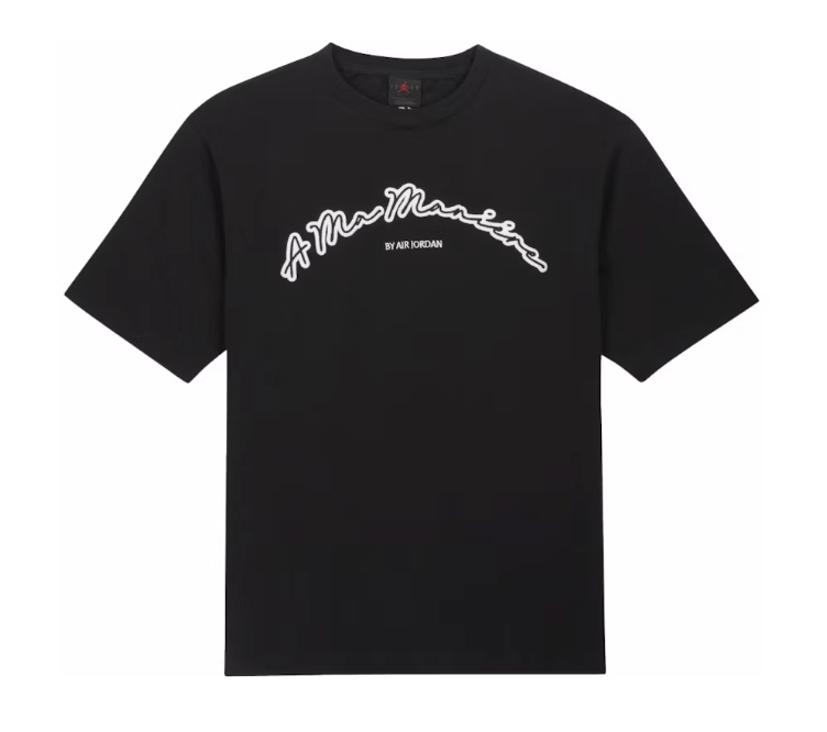 Jordan x A Ma Maniére T-shirt Black Sz XL