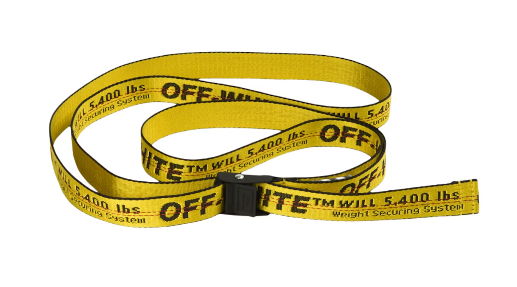 OFF-WHITE Mini Industrial Belt Yellow/Black