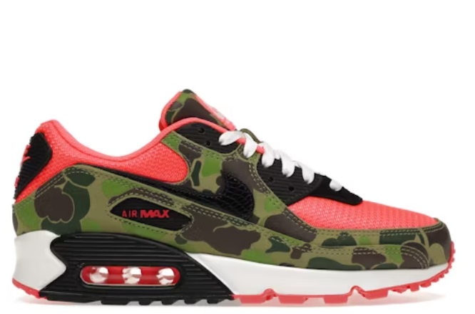 Nike Air Max 90 Reverse Duck Camo SZ 7.5 MISSING LID