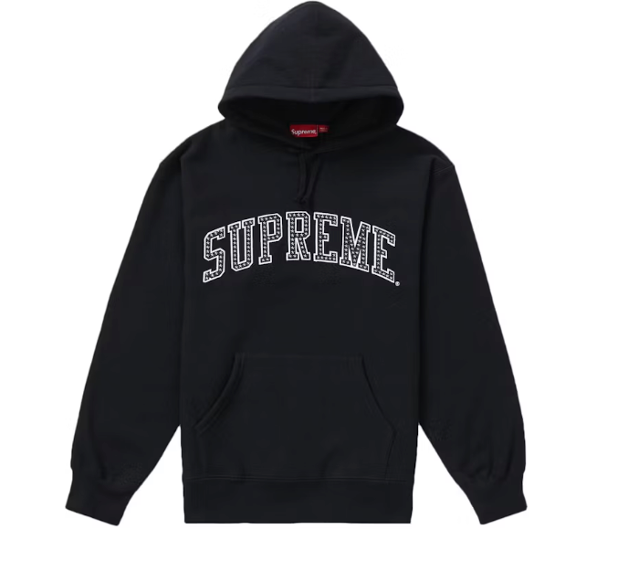 Supreme Stars Arc Hoodie Black Sz Large