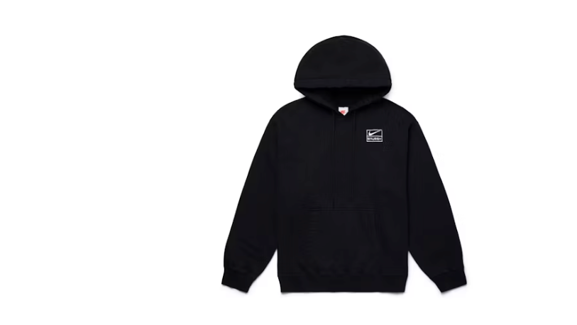 Nike x Stussy Washed Hoodie Black Sz Small