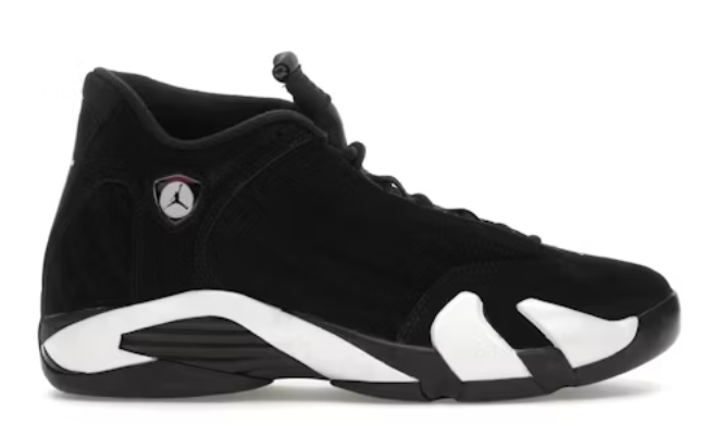 Jordan 14 Retro Black White SZ 14 MISSING LID