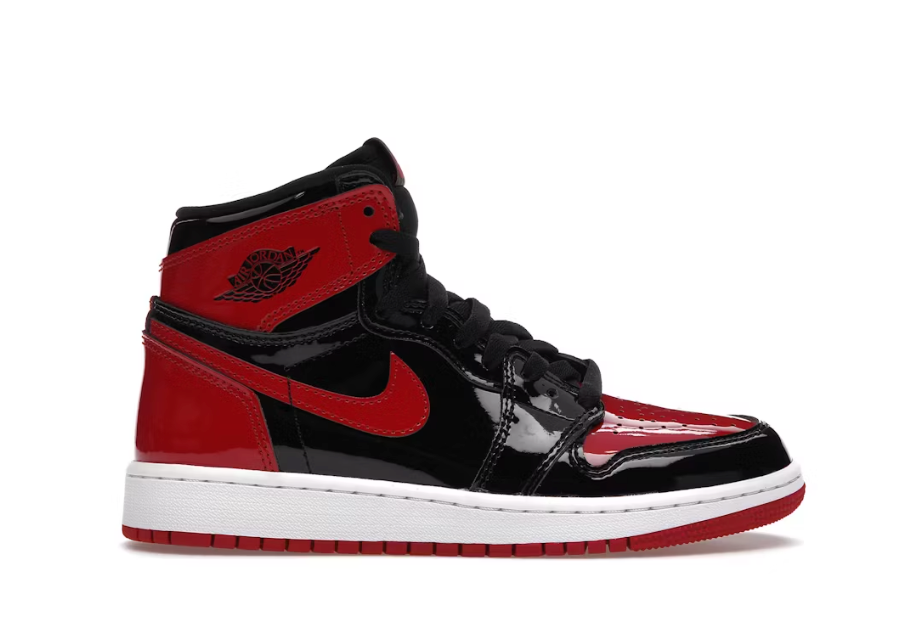 Jordan 1 Retro High Patent Bred (GS) Sz 6.5Y used