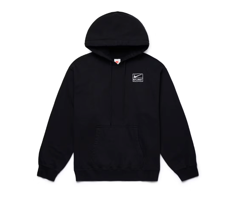 Nike x Stussy Washed Hoodie Black Sz Small