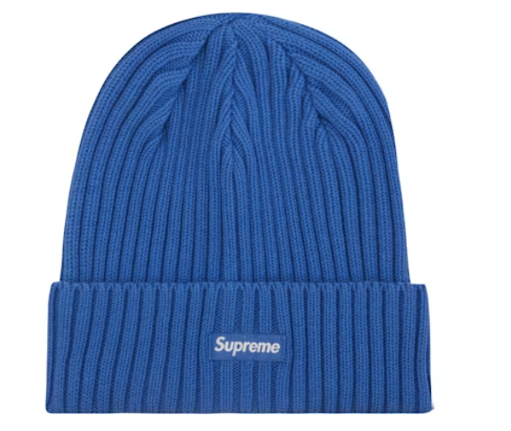 Supreme Overdyed Beanie (SS23) Blue