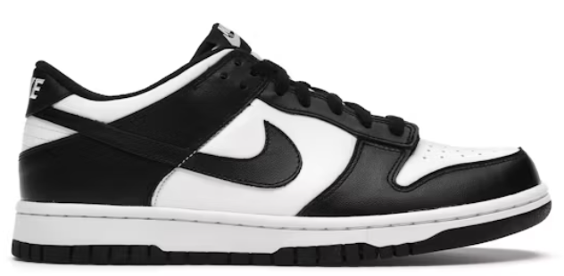 Nike Dunk Low Retro White Black Panda (GS) SZ 7Y