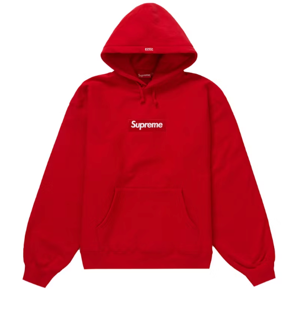 Supreme Box Logo Hoodie (FW23) Red Sz Large