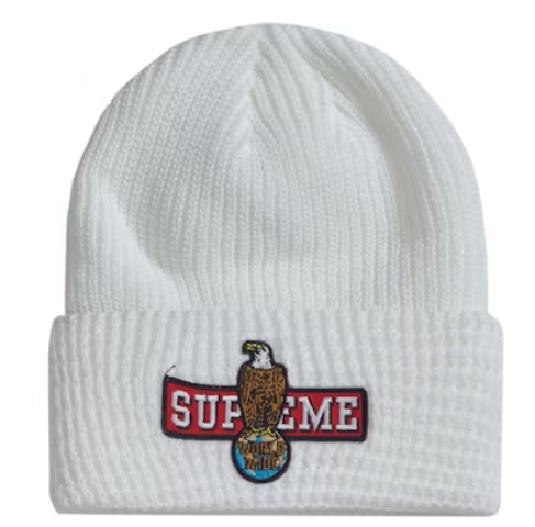 Supreme Eagle Beanie White