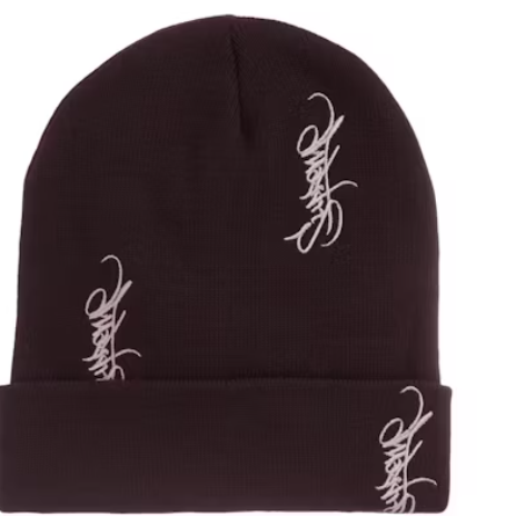 Supreme Tag Beanie Black