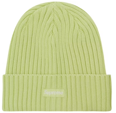 Supreme Overdyed Beanie (SS23) Light Lime