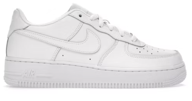 Nike Air Force 1 Low LE Triple White SZ 9.5 NO BOX