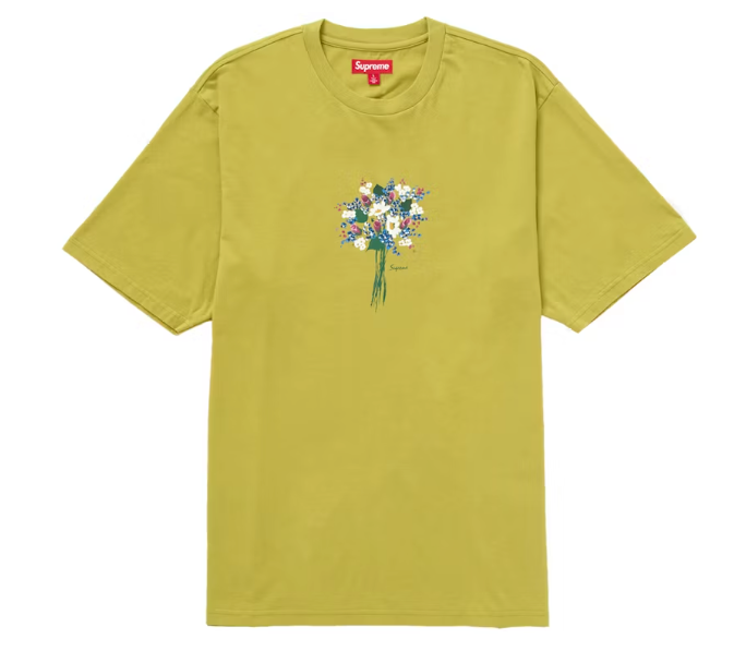 Supreme Bouquet S/S Top Lime SZ Large