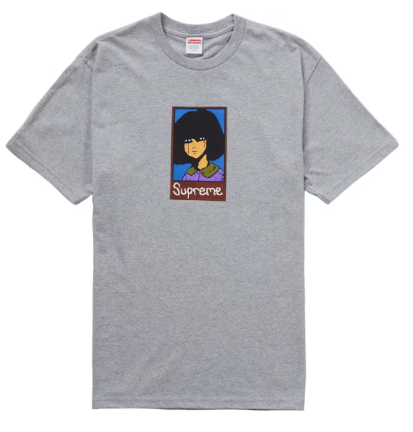 Supreme Emo Tee Heather Grey Sz Medium