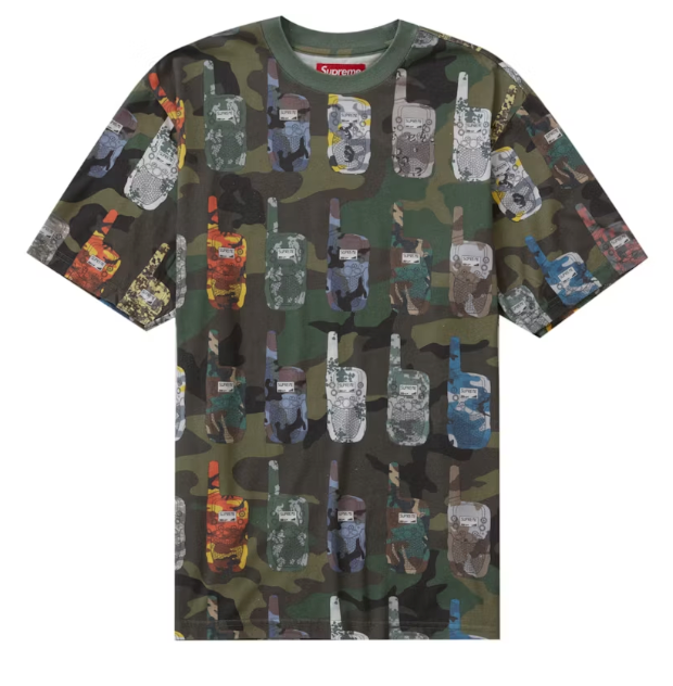 Supreme Walkie Talkie S/S Top Woodland Sz Medium