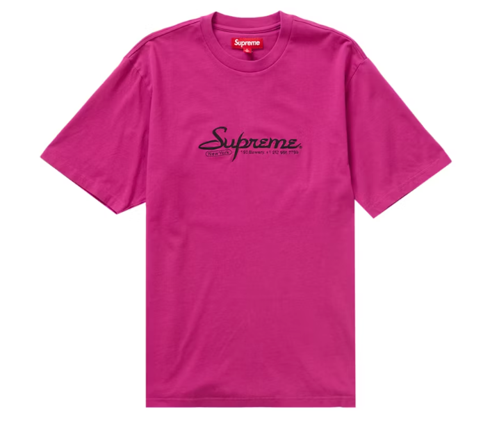 Supreme Contact S/S Top Plum Sz Medium