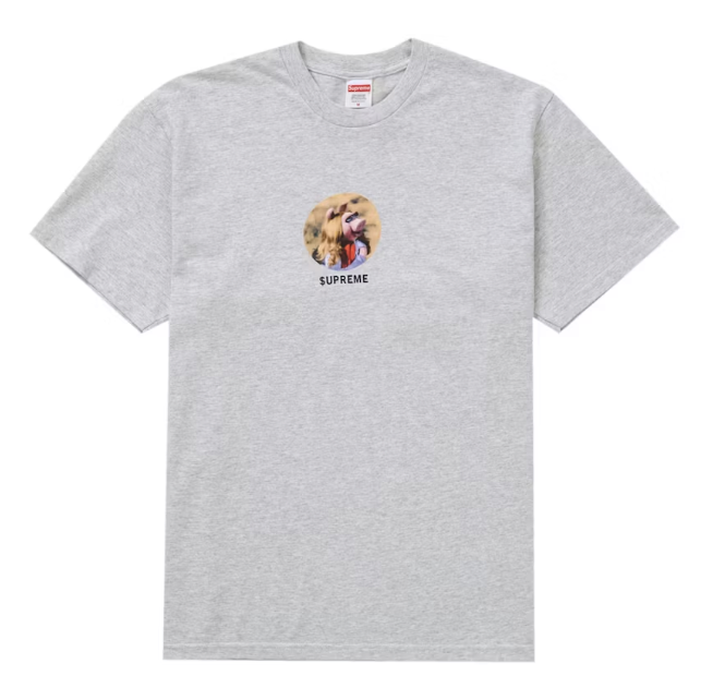 Supreme Miss Piggy Tee Ash Grey Sz Medium