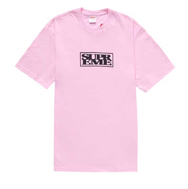 Supreme Connect Tee Light Pink Sz Large