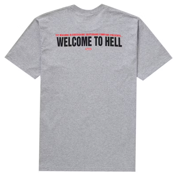 Supreme Toy Machine Welcome To Hell Sz Large