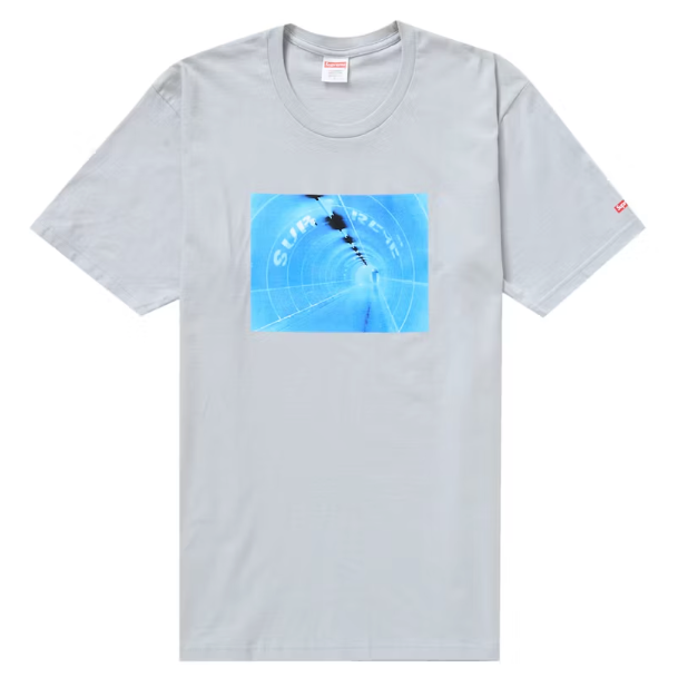 Supreme Tunnel Tee Cement Grey Sz Large