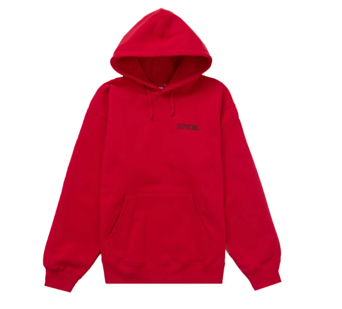 Supreme Anarchy Hooded Sweatshirt Red Sz Large