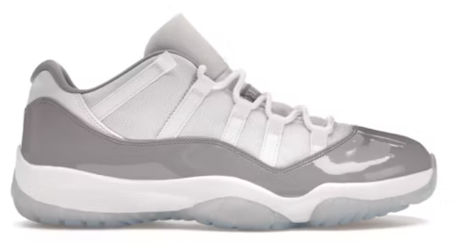 Jordan 11 Retro Low Cement Grey SZ 10 MISSING LID