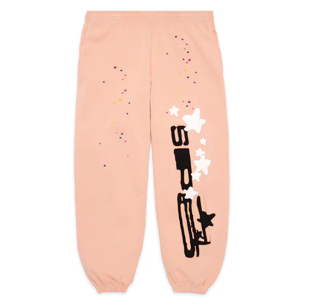 Sp5der SP5 Sweatpants Bellini Sz Large