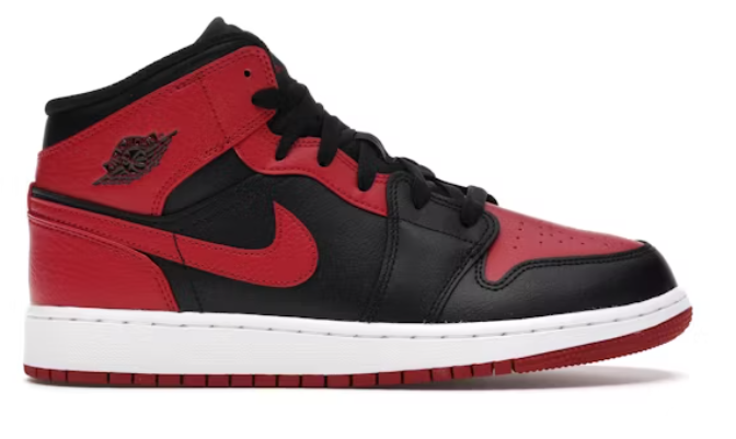 Jordan 1 Mid Banned (2020) (GS) SZ 6Y