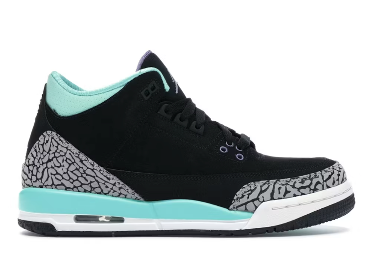 Jordan 3 Retro Bleached Turquoise Mint (GS) Sz 5Y