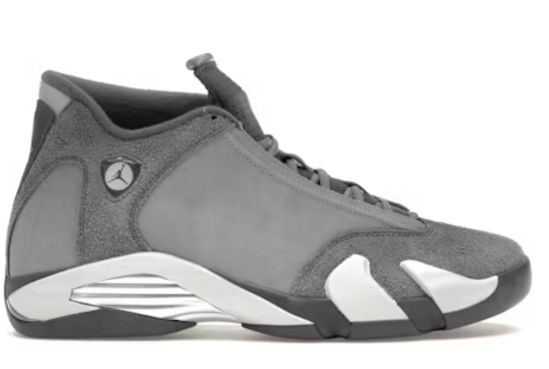 Jordan 14 Retro Flint Grey SZ 14 MISSING LID