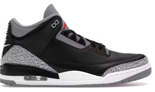 Jordan 3 Retro OG Black Cement (2024) SZ 12
