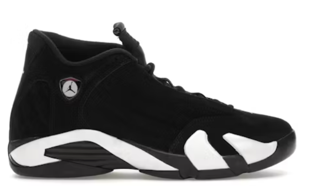 Jordan 14 Retro Black White SZ 14 MISSING LID