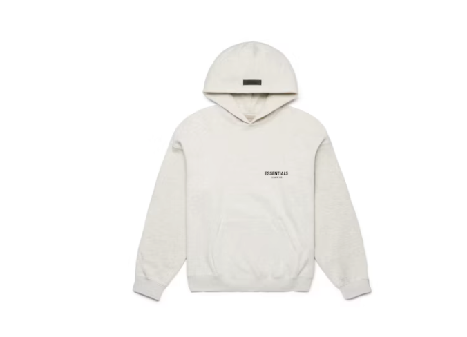 Fear of God Essentials Hoodie Light Oatmeal Sz Medium