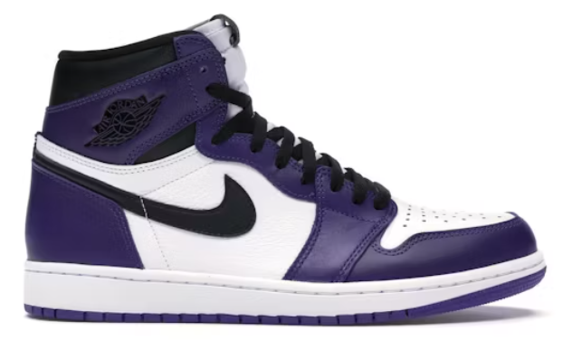 Jordan 1 Retro High Court Purple White SZ 11