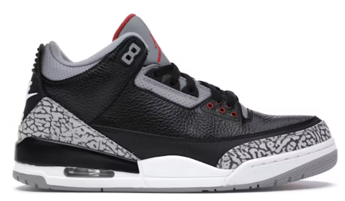 Jordan 3 Retro Black Cement (2018) SZ 11.5 USED