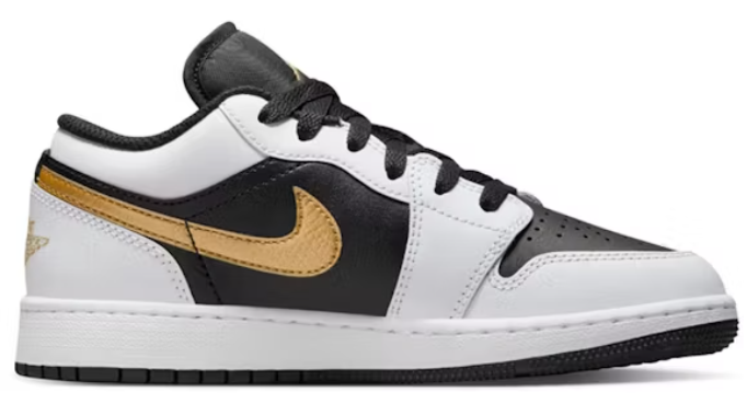 Jordan 1 Low Gold Swoosh (GS) SZ 6.5Y