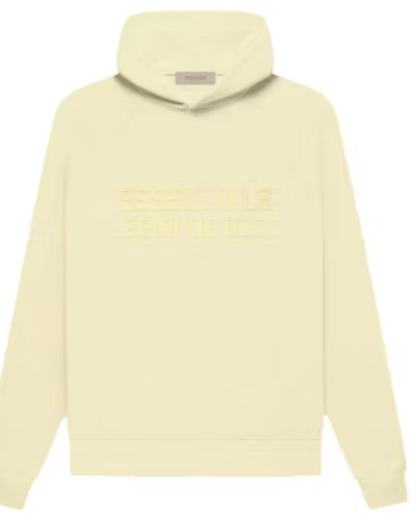 Fear of God Essentials Hoodie Canary SZ L