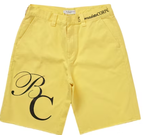 Supreme Bernadette Corporation Work Short Yellow SZ 32