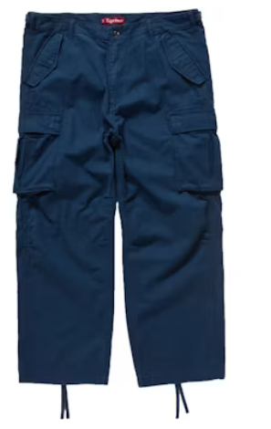 Supreme Cargo Pant Pant (FW24) Navy SZ 34