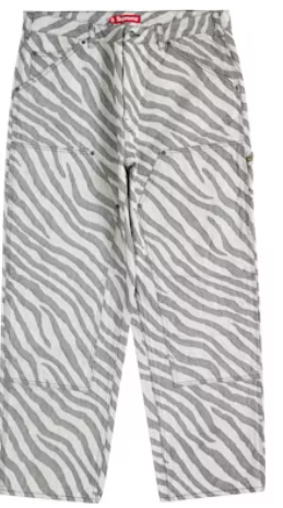 Supreme Double Knee Painter Pant (SS24) Zebra SZ 34