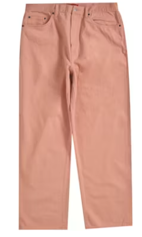 Supreme Baggy Jean (SS24) Dusty Peach SZ 34