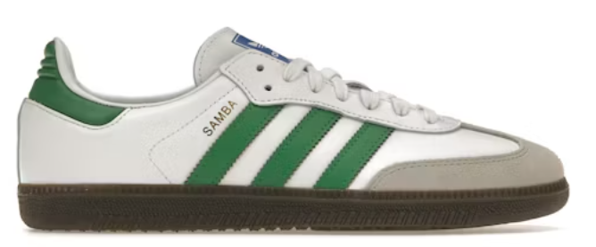 adidas Samba OG Footwear White Green SZ 6