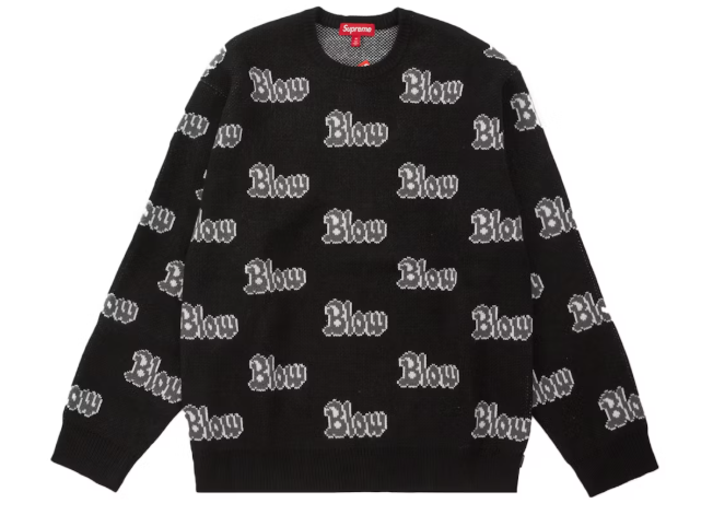 Supreme Blow Sweater Black SZ M