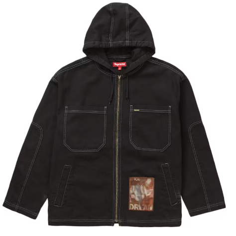 Supreme Mark Leckey Dream English Kid Hooded Jacket Black SZ L