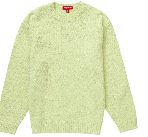 Supreme Pilled Sweater (FW23) Lime SZ L