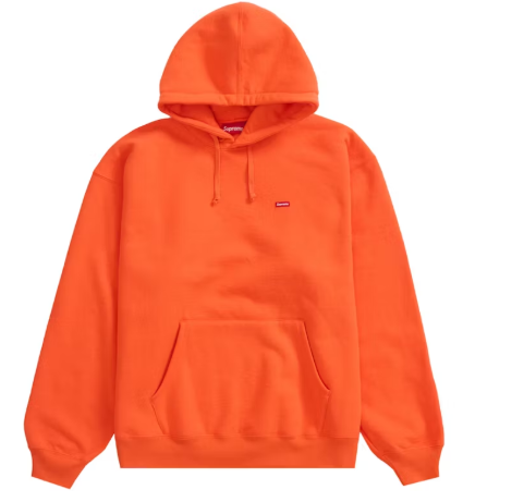 Supreme Small Box Hooded Sweatshirt (SS24) Bright Orange SZ L